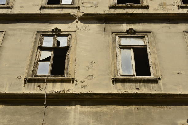 istock details from the front of the old building 1502670772
