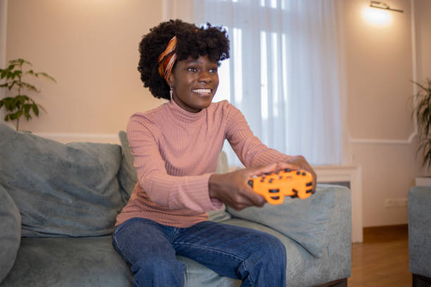 istock Female gamer playing esports 1502674210