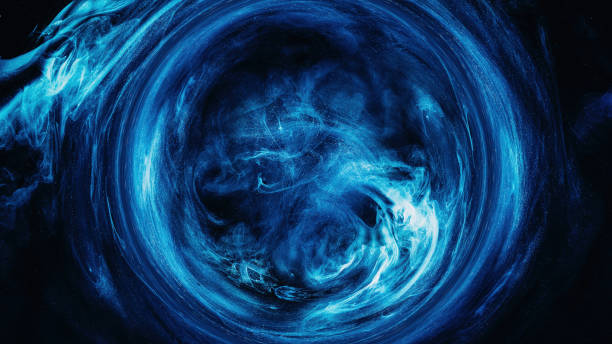istock Circle swirl glitter mist ink water smoke frame 1502674450