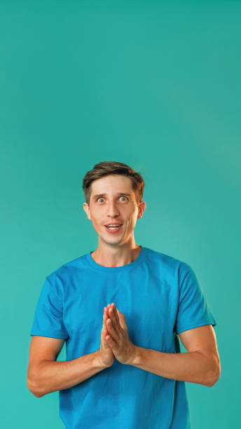 istock Surprised male portrait great achievement man 1502674548
