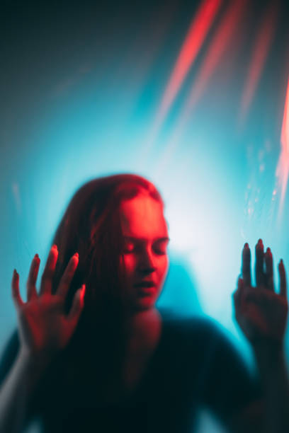 istock Woman crisis mental disorder female silhouette 1502674549
