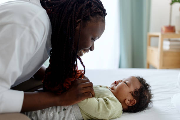 istock Mother and baby having fun 1502674870