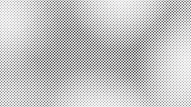 Vector illustration of Grunge halftone background with dots