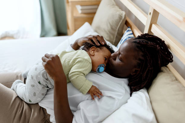 istock Mother bonding with her little baby 1502681857