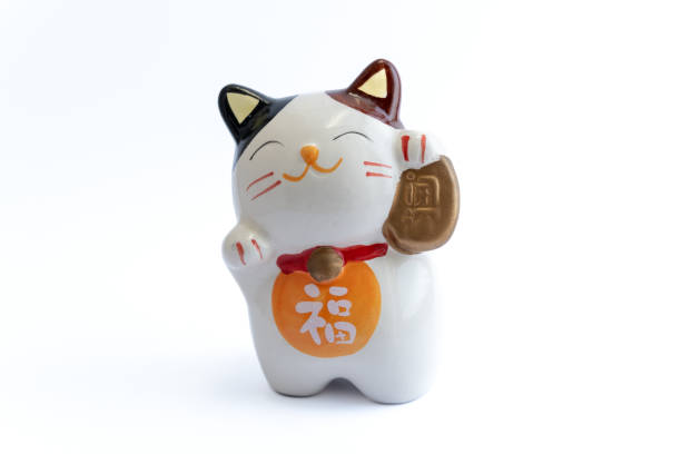 istock A Maneki-neko or also known as fortune cat in porcelain. 1502701142