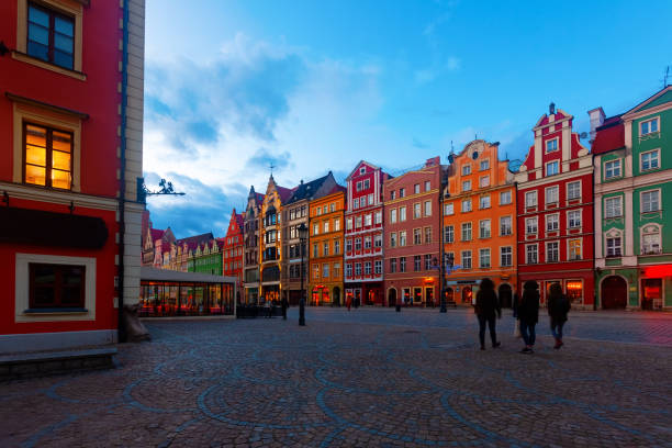 istock Wroclaw Market Square at twilight 1502702566