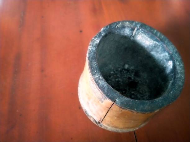 istock Ashtray made of bamboo sticks 1502709663