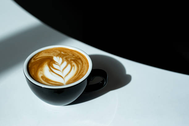 istock Glass of coffee on the table 1502710440