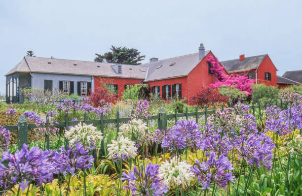 Longwood House, St Helena Island - 15 June 2023: Owned an maintained by France, Longwood House on St Helena Island was Napoleon's residence fo the last six years of his life and the place where he died.
