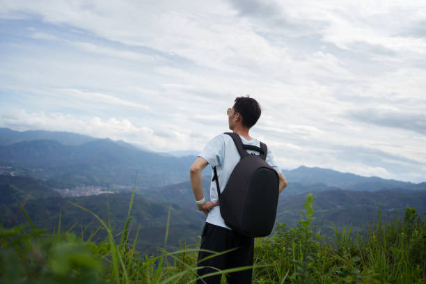 istock Backpackers on the top of the mountain 1502730590