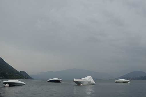 View of a glimpse of Lake Maggiore