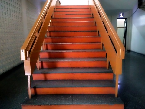 Stairs like this are still commonly found in old buildings