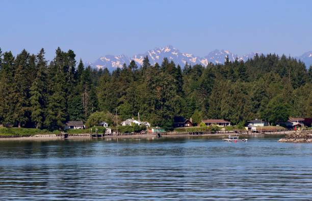 istock Olympic Mountains From Kingston Harbor 1502755318
