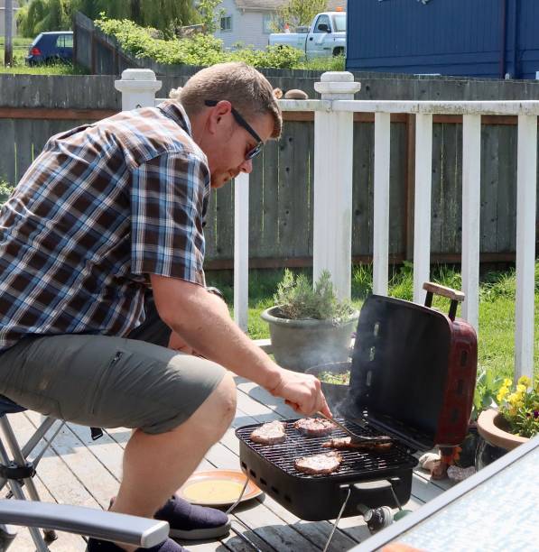 istock Barbecuing On The Back Porch 1502761745