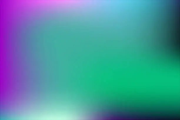 Photo of Abstract blue green and purple blurred gradient background colorful fluid soft defocused teal and violet color vector illustration for web design , website , banner, poster or concept design EPS 10 background