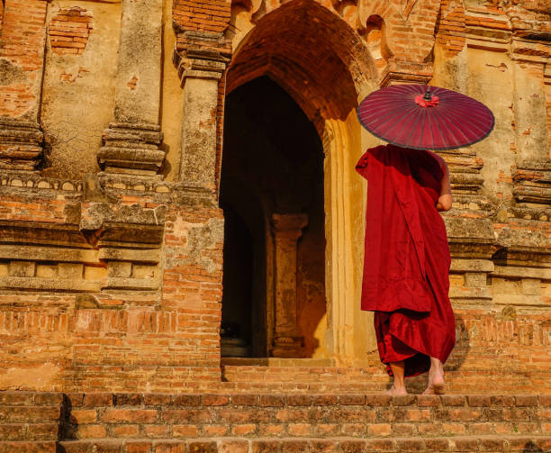 istock A monk at ancient temple in Bagan, Myanmar 1502770031