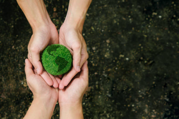 istock Net Zero and Carbon Neutral Concepts.Close up hands holding the earth to protect nature Save and care World for sustainable.Green Energy, ESG, Renewable. Environmental Care. 1502770041