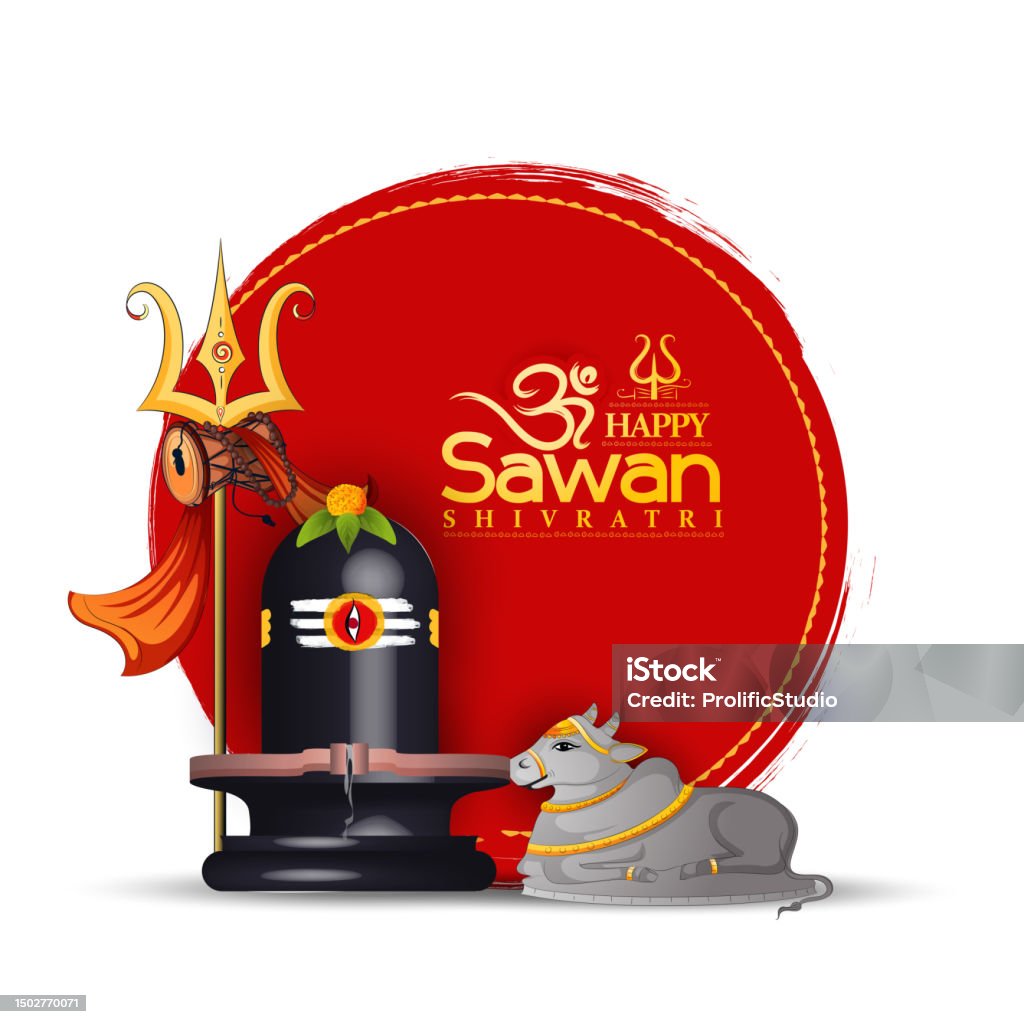 Sawan Stock Illustration - Download Image Now - Maha Shivaratri ...