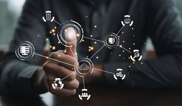 istock Business process automation and strategy concept 1502770350