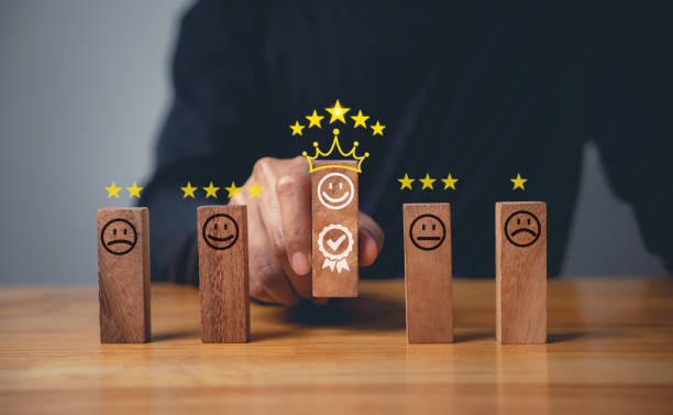 istock Business concept of customer satisfaction and positive feedback 1502770379