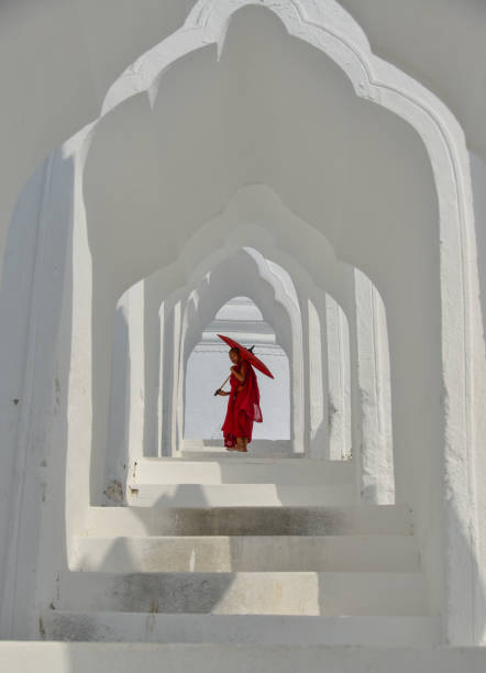istock A Buddhist novice monk at white temple 1502775153