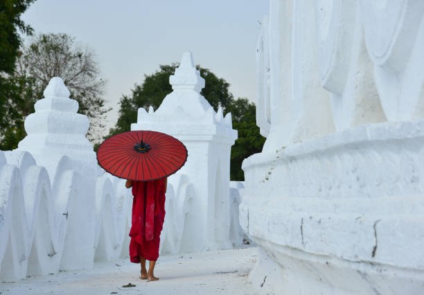 istock A Buddhist novice monk at white temple 1502775551