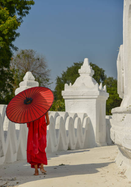 istock A Buddhist novice monk at white temple 1502775645