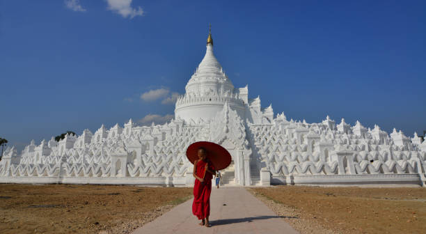 istock A Buddhist novice monk at white temple 1502780600