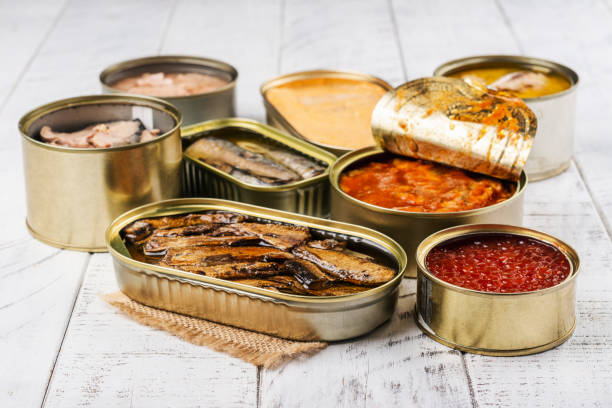 istock Fish, seafood preserves in cans 1502785130