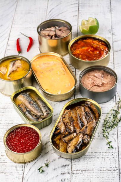 istock Fish, seafood preserves in cans 1502785170