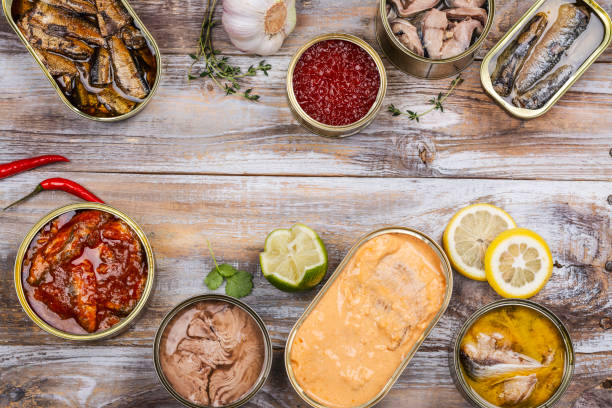 istock Fish, seafood preserves in cans 1502785239