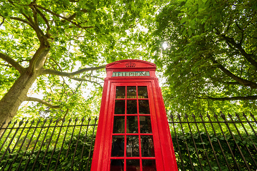 England's traditional red phone booths, phone boxes are a tourist attraction and part of British, English popular culture. You probably won't be able to call your friends as most of the retro telephones are symbolic and not working but take your camera or phone and get a selfie photo instead.