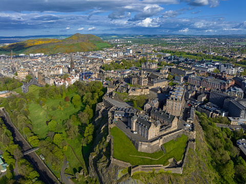 Edinburgh Castle is a historic castle in Edinburgh, Scotland. It stands on Castle Rock, which has been occupied by humans since at least the Iron Age, although the nature of the early settlement is unclear.