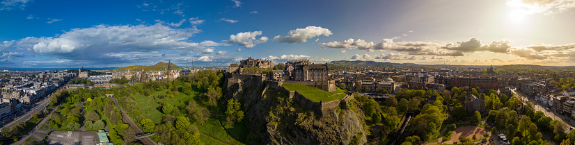Edinburgh Castle is a historic castle in Edinburgh, Scotland. It stands on Castle Rock, which has been occupied by humans since at least the Iron Age, although the nature of the early settlement is unclear.
