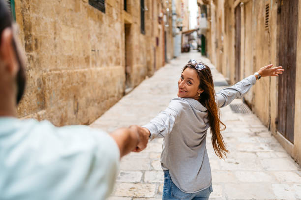 istock Follow-Me Concept In Valletta Malta 1502841067