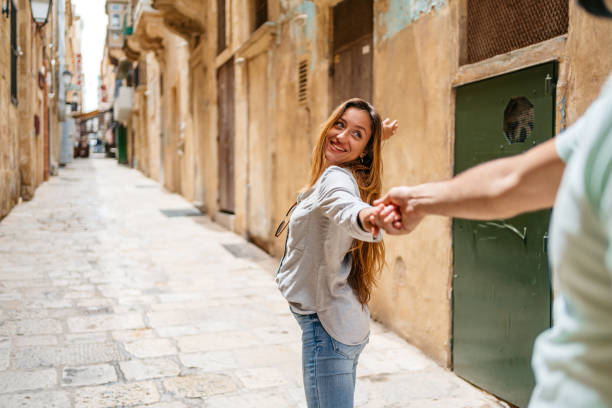 istock Follow-Me Concept In Valletta Malta 1502841327