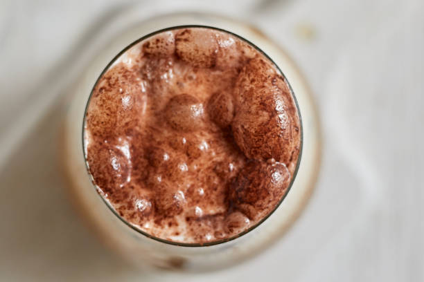 istock Iced cappuccino and milk foam 1502841366