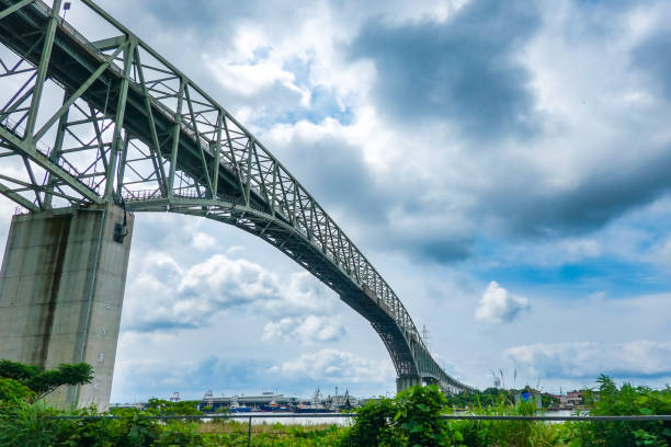 istock Sakai Suido Bridge over the prefectural border (Sakaiminato City, Tottori Prefecture to Matsue City, Shimane Prefecture) 1502842029
