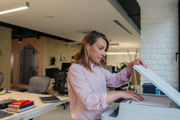 istock Young woman in the office 1502845286