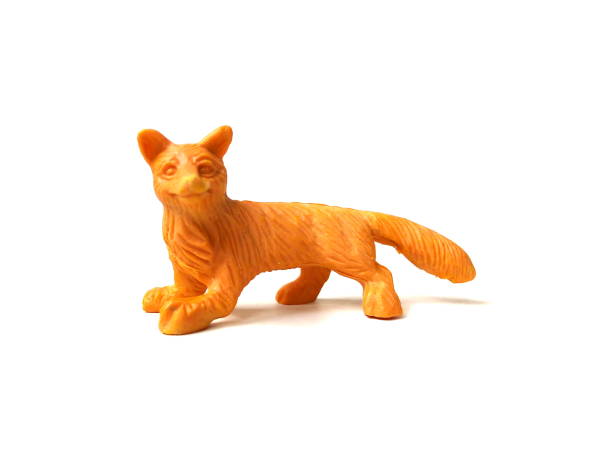 istock Close up of fox toy isolated on white background. 1502862830