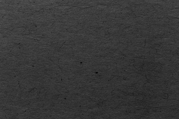 Black color eco recycled kraft paper sheet texture cardboard background.