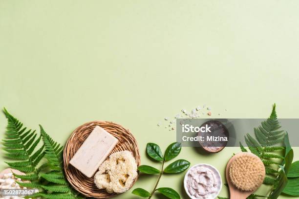 Natural Spa Background Stock Photo - Download Image Now - Massaging, Spa, Veganism