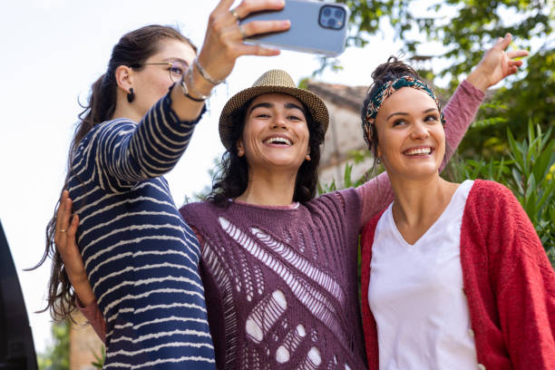 istock Girls Vacation Selfie 1502877553