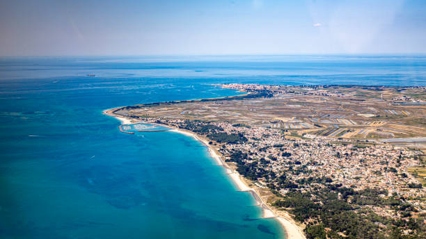 istock Noimoutier island and Pornic Harbour from sky 1502878395