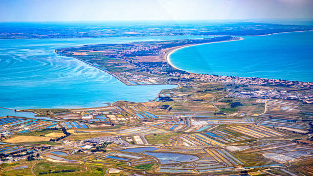 istock Noimoutier island and Pornic Harbour from sky 1502878844
