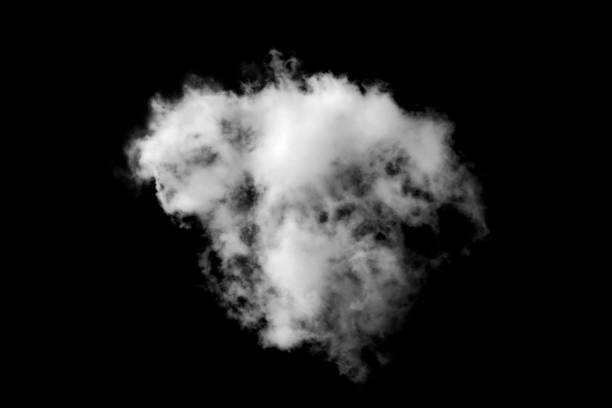 istock Textured Smoke,cloud isolated on black background,Abstract white 1502879649