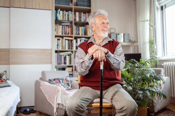 istock The Beauty of Aging: Embracing Serenity in an Old Man's Home 1502879985
