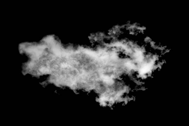 istock Textured Smoke,cloud isolated on black background,Abstract white 1502880093