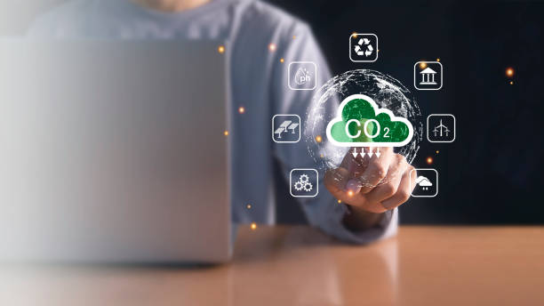 istock The carbon neutral concept reduces CO2 emissions, reducing global warming. Goal of net zero carbon emissions 2050 1502884028