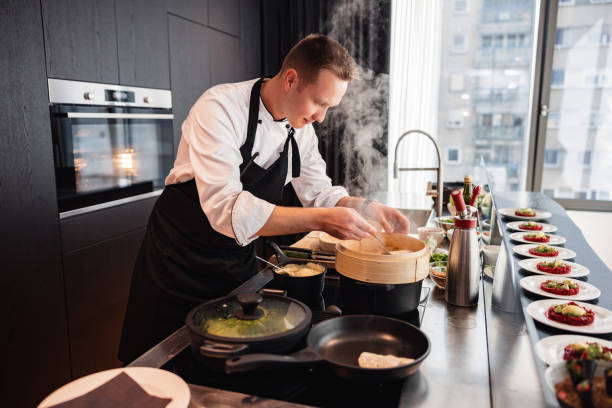 istock A Young Adult Successful Chef Cooking For A Luxurious Private Dinner Party 1502884875